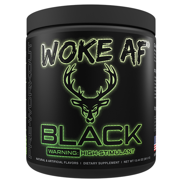 BLACK Woke AF High Stimulant Pre-Workout