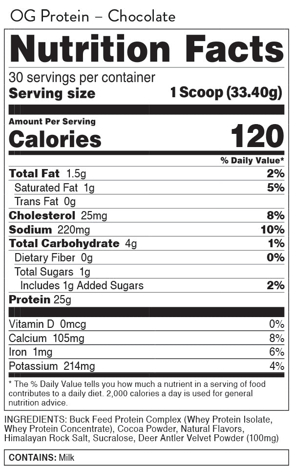 Buck Feed Original Protein