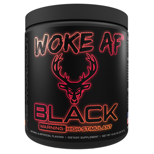 BLACK Woke AF High Stimulant Pre-Workout
