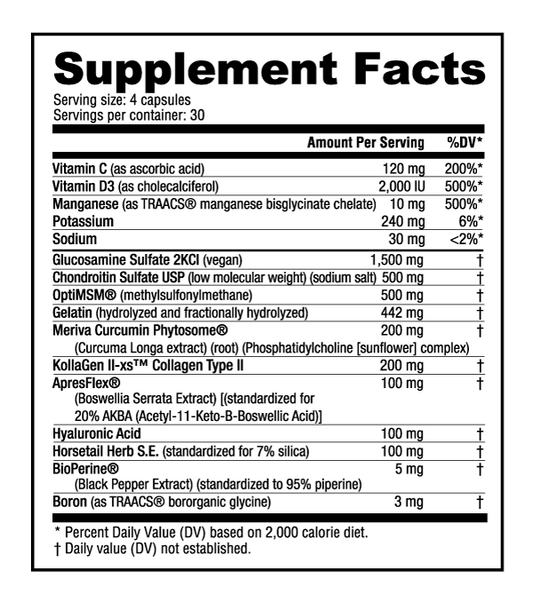 Extreme Joint Care - 120 Gelatin Capsules