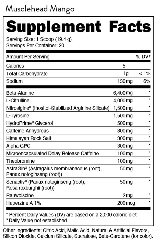 Mother Bucker Pre-Workout - Bucked Up