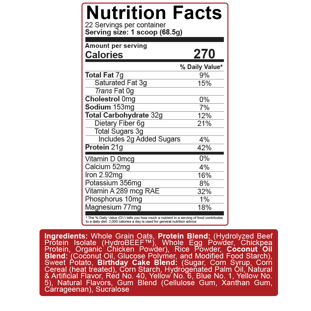 Real Carbs + Protein