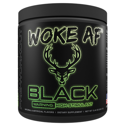BLACK Woke AF High Stimulant Pre-Workout