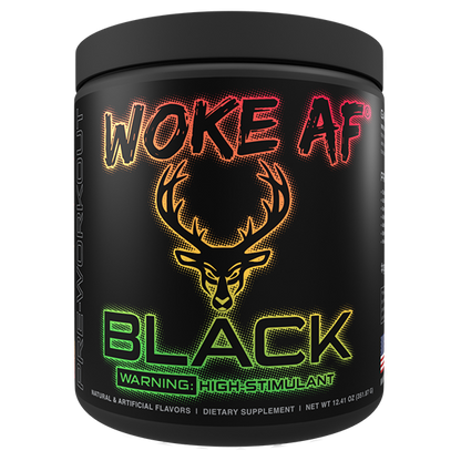 BLACK Woke AF High Stimulant Pre-Workout