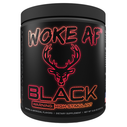 BLACK Woke AF High Stimulant Pre-Workout - BuckedUp.com
